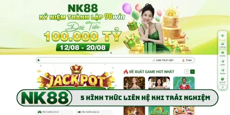 5 hình thức liên hệ khi trải nghiệm nhà cái